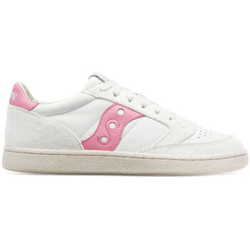 Scarpe Uomo Sneakers Saucony Jazz Court S70671-7 White/Pink Bianco