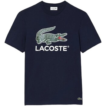Abbigliamento Uomo T-shirt & Polo Lacoste T-Shirt e Polo Uomo  TH1285 166 Blu Blu