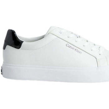 Scarpe Donna Sneakers Calvin Klein Jeans Sneaker Donna  HW0HW01681 0K4 Bianco Bianco