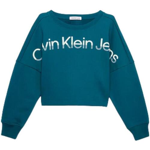 Abbigliamento Bambina Felpe Calvin Klein Jeans  Verde