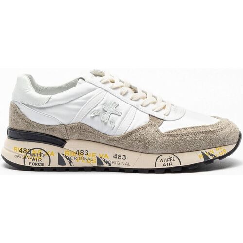 Scarpe Uomo Sneakers Premiata LANDECK 6406-WHITE Bianco
