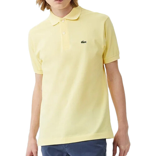 Abbigliamento Uomo T-shirt & Polo Lacoste L1212-709 Giallo