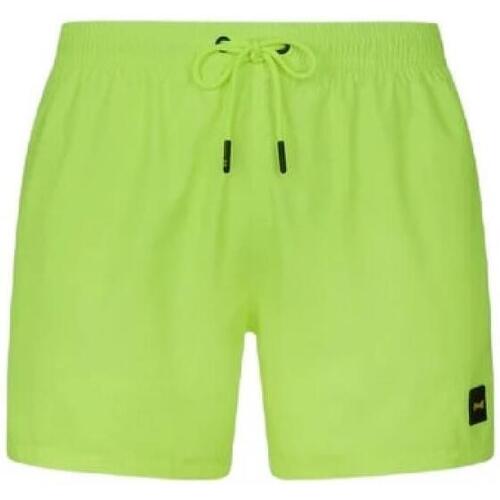 Abbigliamento Uomo Shorts / Bermuda F * * K Shorts Uomo Giallo Fluo Fk23-2002gf Giallo