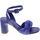 Scarpe Donna Sandali Equitare Sandalo Donna Blue 239918/camelia Blu