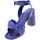 Scarpe Donna Sandali Equitare Sandalo Donna Blue 239918/camelia Blu