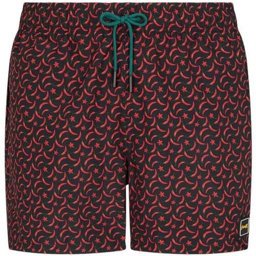 Abbigliamento Uomo Shorts / Bermuda F * * K Shorts Uomo Fantasia Peperoncino Fk23-2108u Multicolore