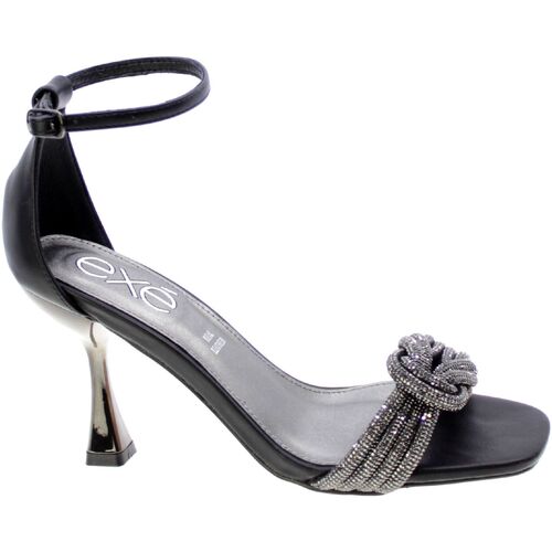 Scarpe Donna Sandali Exé Shoes Sandalo Donna Nero Alberta-926 Nero