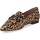 Scarpe Donna Mocassini Il Laccio Mocassino M1957 velluto leopardato Marrone