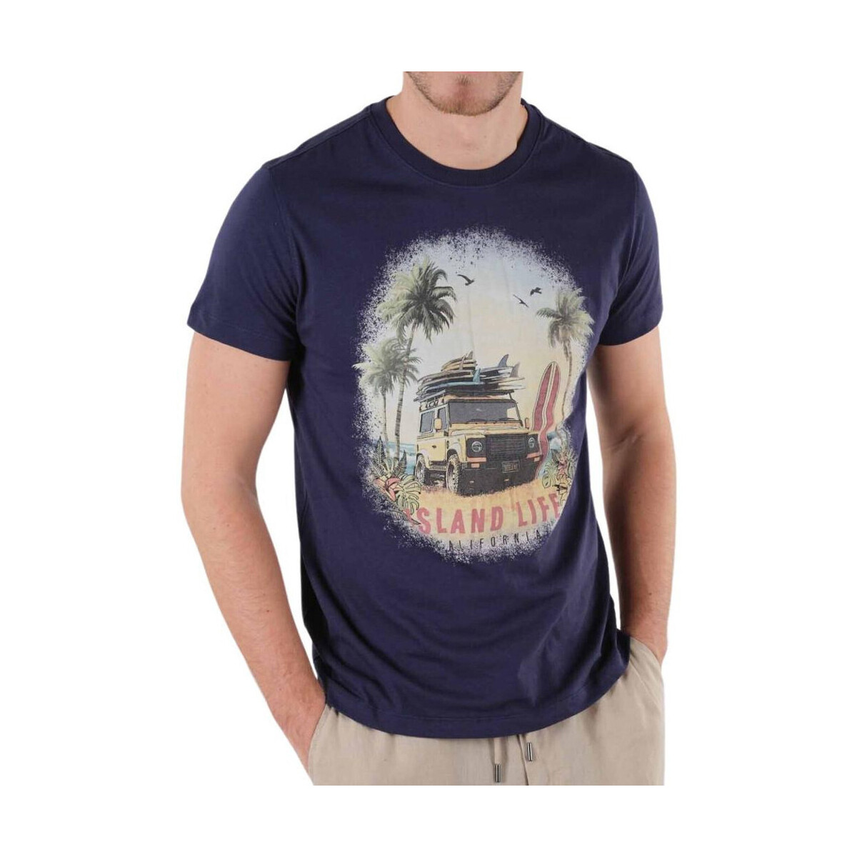 Abbigliamento Uomo T-shirt & Polo Deeluxe 03T1205M Blu