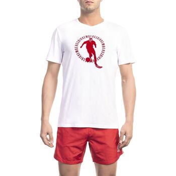 Abbigliamento Uomo T-shirt maniche corte Bikkembergs - bkk1mts02 Bianco