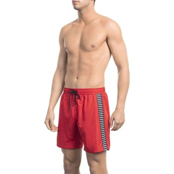 Abbigliamento Uomo Shorts / Bermuda Bikkembergs bkk1mbm06 red Rosso