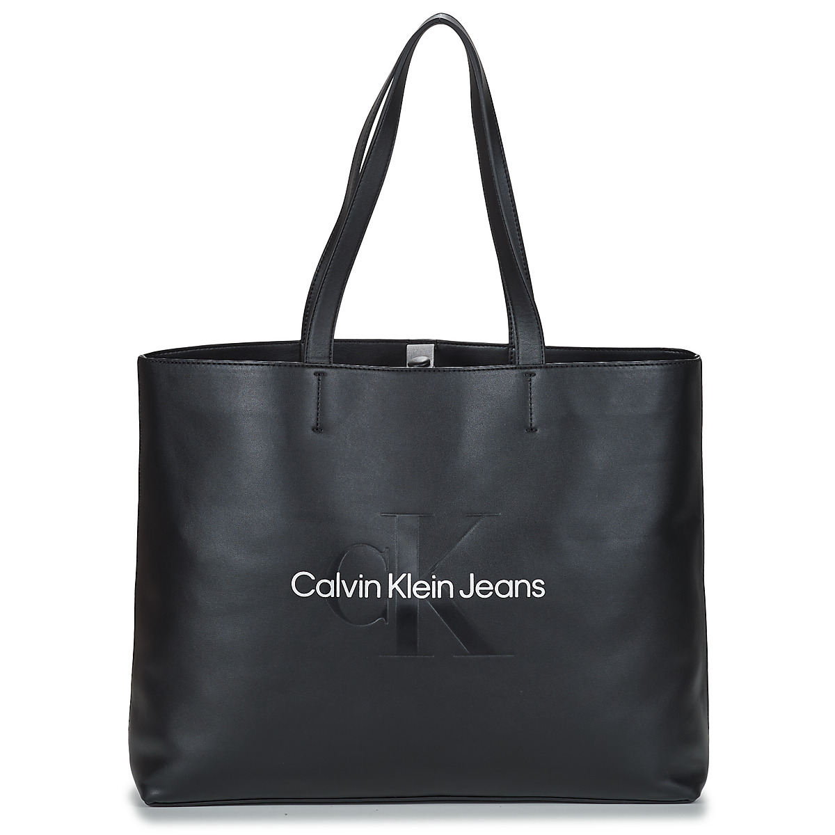 Borse Donna Tote bag / Borsa shopping Calvin Klein Jeans SCULPTED SLIM TOTE34 MONO Nero