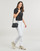 Abbigliamento Donna T-shirt maniche corte Calvin Klein Jeans MONOLOGO SLIM TEE Nero