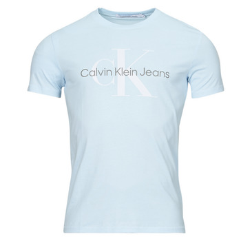 Abbigliamento Uomo T-shirt maniche corte Calvin Klein Jeans SEASONAL MONOLOGO TEE Blu