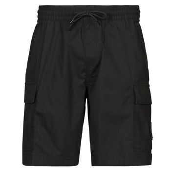 Abbigliamento Uomo Shorts / Bermuda Calvin Klein Jeans WASHED CARGO SHORT Nero