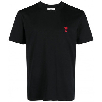 Abbigliamento Uomo T-shirt & Polo Ami Paris T SHIRT  DE COEUR  BFUTS001.724 BLACK Nero