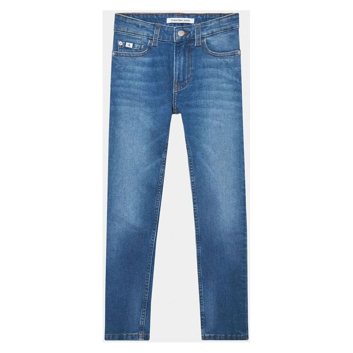 Abbigliamento Bambino Jeans Calvin Klein Jeans IB0IB01716 SLIM-1A4 MID BLUE Blu