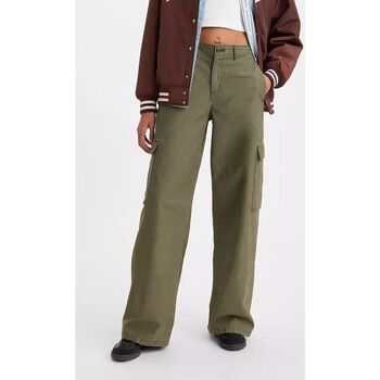 Abbigliamento Donna Pantaloni Levi's A6077 0004 - BAGGY CARGO-OLIVE NIGHT Verde