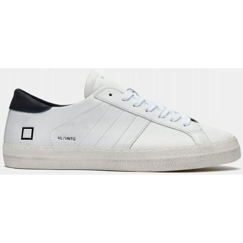 Scarpe Uomo Sneakers Date M391-HL-VC-WB HILL LOW VINTAGE-WHITE/BLACK Bianco
