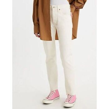 Abbigliamento Donna Jeans Levi's 12501 0413 - 501-YACHT TIME Bianco
