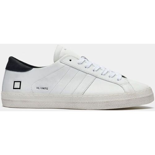 Scarpe Uomo Sneakers Date M391-HL-VC-WB HILL LOW VINTAGE-WHITE/BLACK Bianco