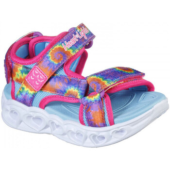 Scarpe Unisex bambino Sandali Skechers Heart lights sandals-color gr Multicolore