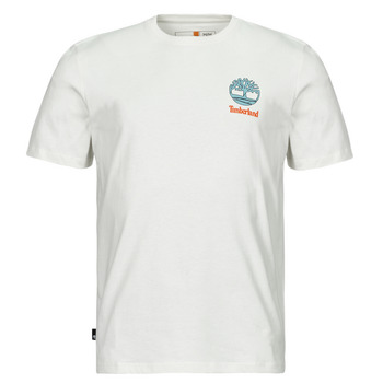 Abbigliamento Uomo T-shirt maniche corte Timberland Back Graphic Short Sleeve Tee Bianco