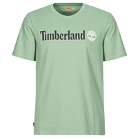 Abbigliamento Uomo T-shirt maniche corte Timberland Linear Logo Short Sleeve Tee Grigio / Verde