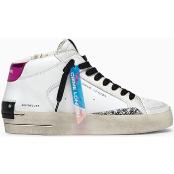 Scarpe Donna Sneakers basse Crime London SK8 DELUXE mid Sneakers Donna bianco Bianco