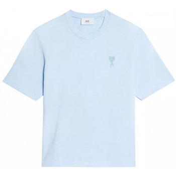 Abbigliamento Uomo T-shirt & Polo Ami Paris T SHIRT  DE COEUR UNISEXE LOOSE UTS004.726 SKY BLUE Blu