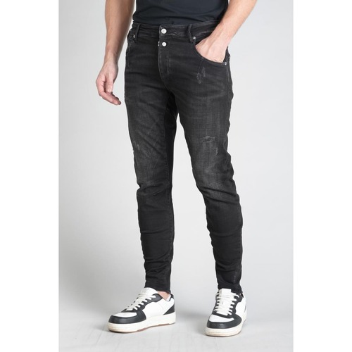 Abbigliamento Uomo Jeans Le Temps des Cerises Jeans tapered , lunghezza 34 Nero