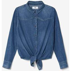 Abbigliamento Donna Camicie Le Temps des Cerises Camicia in jeans FELIXA Blu