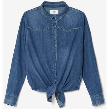 Abbigliamento Donna Camicie Le Temps des Cerises Camicia in jeans FELIXA Blu