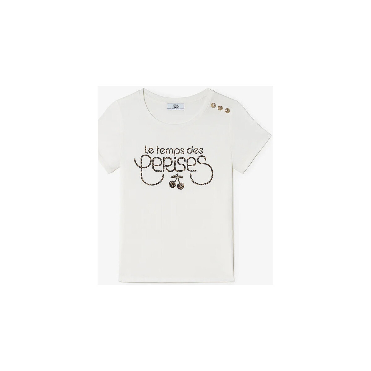 Abbigliamento Donna T-shirt & Polo Le Temps des Cerises T-shirt CAROLE Bianco