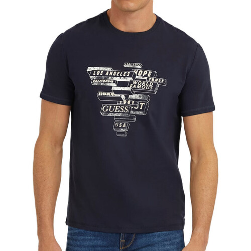 Abbigliamento Uomo T-shirt & Polo Guess G-M3YI23J1314 Blu