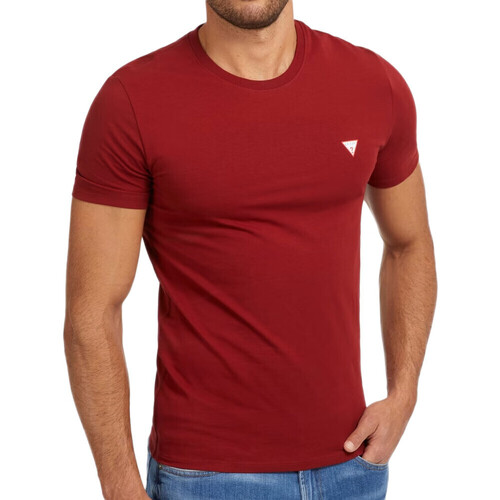 Abbigliamento Uomo T-shirt maniche corte Guess G-M2YI24J1314 Rosso