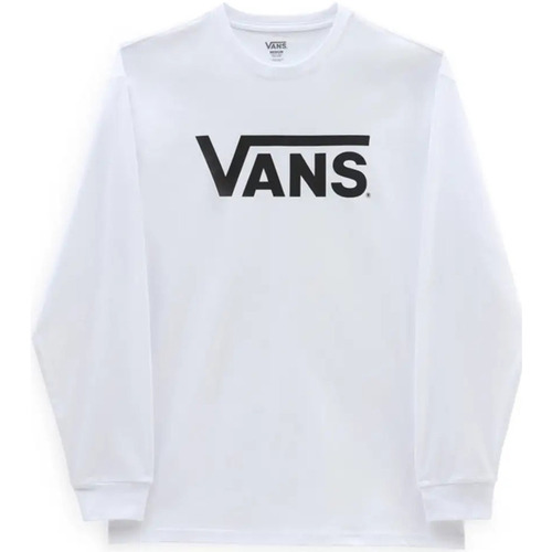 Abbigliamento Uomo T-shirts a maniche lunghe Vans Classic Bianco