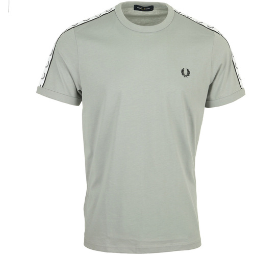 Abbigliamento Uomo T-shirt maniche corte Fred Perry Taped Ringer Tee-Shirt Grigio