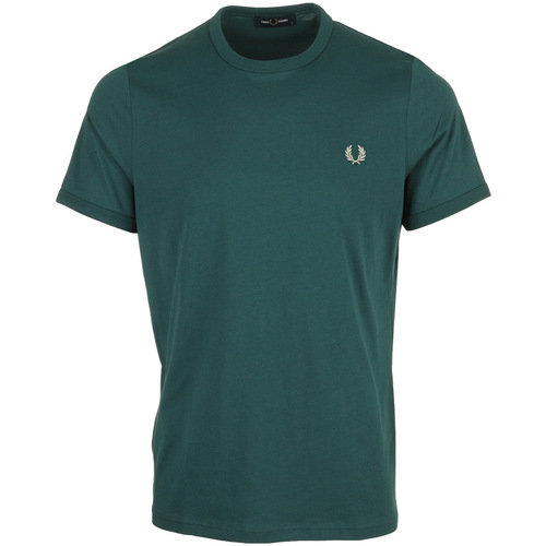 Abbigliamento Uomo T-shirt maniche corte Fred Perry Ringer Blu
