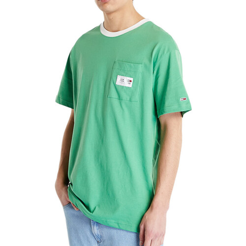 Abbigliamento Uomo T-shirt & Polo Tommy Hilfiger DM0DM16317 Verde