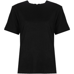 Abbigliamento Donna T-shirt maniche corte Silvian Heach PGP21757TS Nero