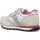 Scarpe Sneakers Saucony JAZZ DOUBLE HL WHITE SILVER PINK SK167034 Bianco