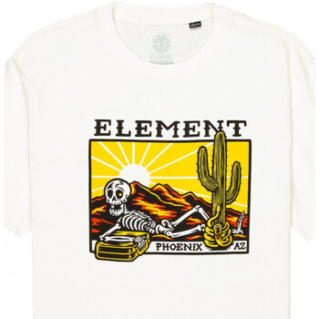 Abbigliamento Uomo T-shirt & Polo Element Dusk ss Bianco