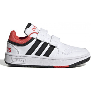 Scarpe Unisex bambino Sneakers adidas Originals Hoops 3.0 cf c Bianco