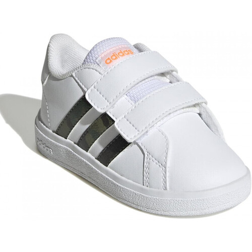 Scarpe Unisex bambino Sneakers adidas Originals Grand court 2.0 cf i Bianco