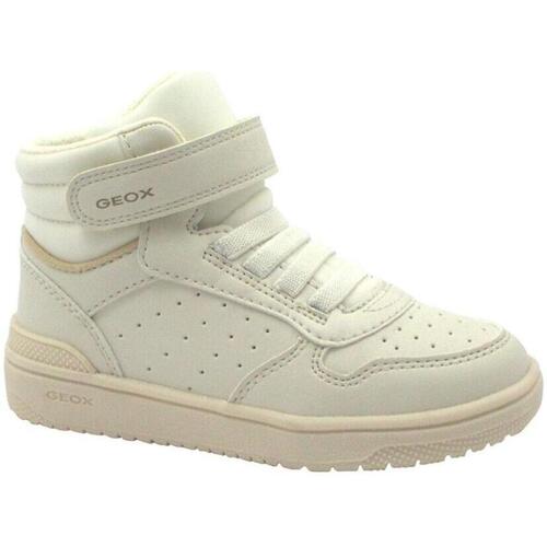 Scarpe Unisex bambino Sneakers alte Geox GEO-I23-J36HXA-IV-b Bianco