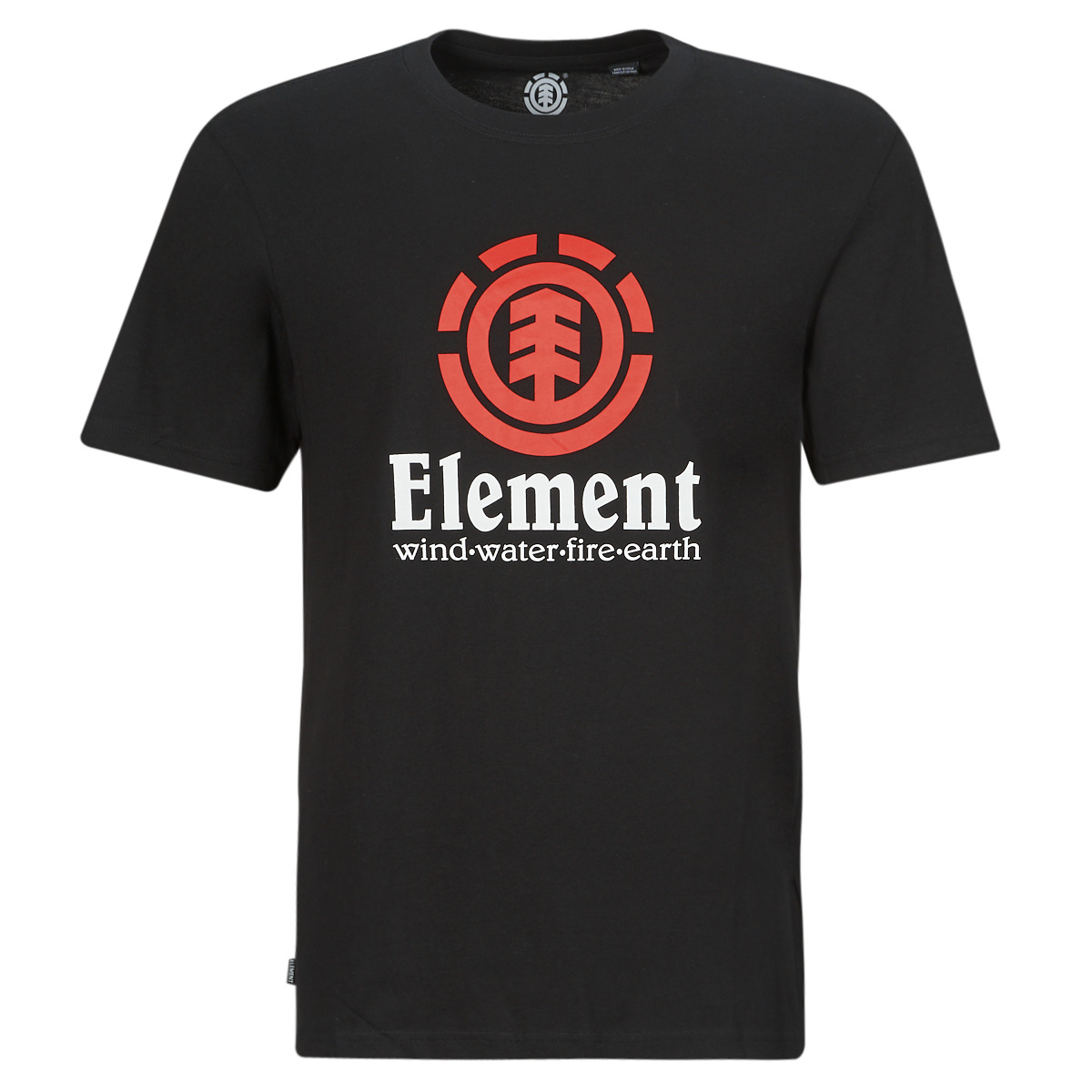 Abbigliamento Uomo T-shirt maniche corte Element VERTICAL SS Nero