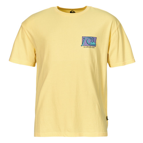 Abbigliamento Uomo T-shirt maniche corte Quiksilver TAKE US BACK BUBBLE SS Giallo