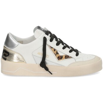Scarpe Donna Sneakers 4B12 Kyle D845 crack platino bianco Bianco