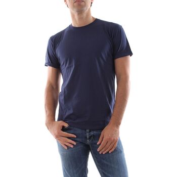 Abbigliamento Uomo T-shirt & Polo Bomboogie TM6345 T JORG-205 NIGHT BLUE Blu